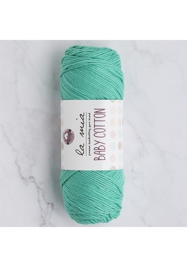 La Mia Baby Cotton Yeşil El Örgü İpi - L044 - 33653
