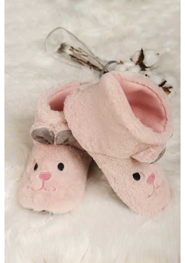 Zola Tavşan Desenli Kadın Panduf