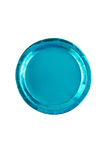 Mavisi Metalik Renkli Kutlama İçin Tek Kullanımlık Mutfak Seti 314026514 100 adet