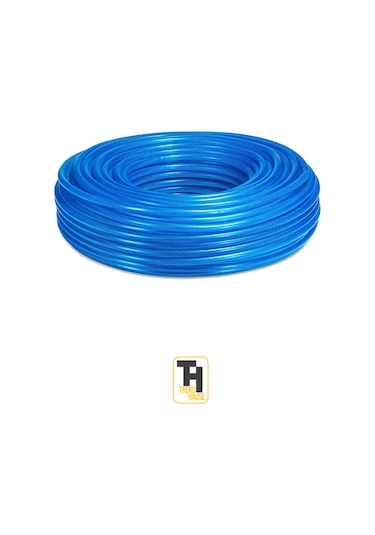 1'lik Örgülü Bahçe Hortumu Çatlamaz, Kırılmaz, Esnek 25 Metre Mavi