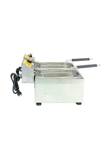 Elektirikli Fritöz 5+5 Patates Kızartma Makinesi Sanayi Tip