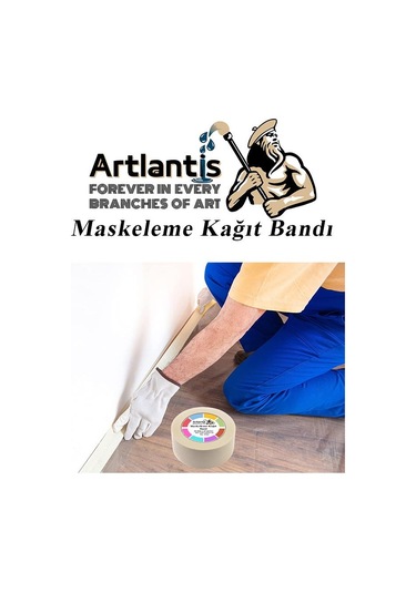 Maskeleme Bandı Kağıt Bant 9 Mm 25 Metre 6 Adet Boya Bantı Maskeleme Kağıt Bant Duvar Yağlı Boya Badana