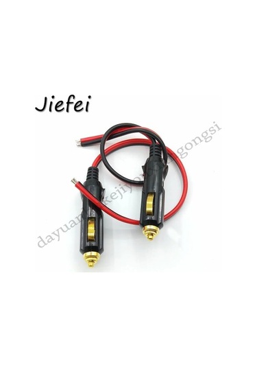 Agoodshop 1 Parça 1 Adet Altın Kaplama Yüksek Li Auto15a Erkek Araç Çakmak Led Soket Fiş Konnektörü