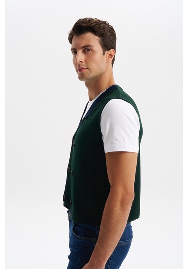 Arma Erkek Slim Fit Örme Likralı Pike Yelek Kısa Kollu, %90 Akrilik %10 Wool K0yyo0857 Yeşil Arma Erkek Slim Fit Örme Likralı Pike Yelek Kısa Kollu, %90 Akrilik %10 Wool K0yyo0857 Yeşil