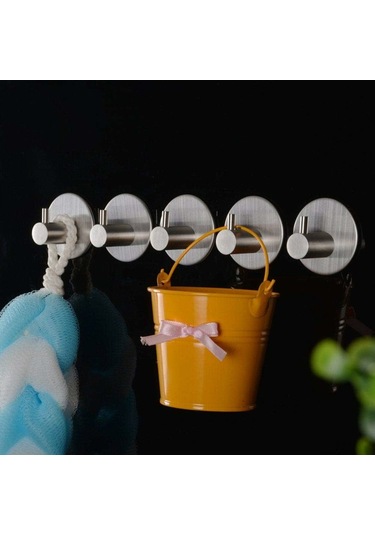 Kendinden Yapışkanlı Yuvarlak Çay Tutucu - 4'lü Paket Diğer