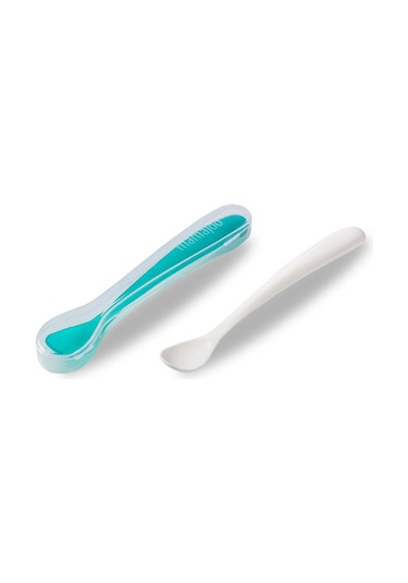 Mamajoo 2´Li Beslenme Kaşığı & Saklama Kutusu / Yeşil
