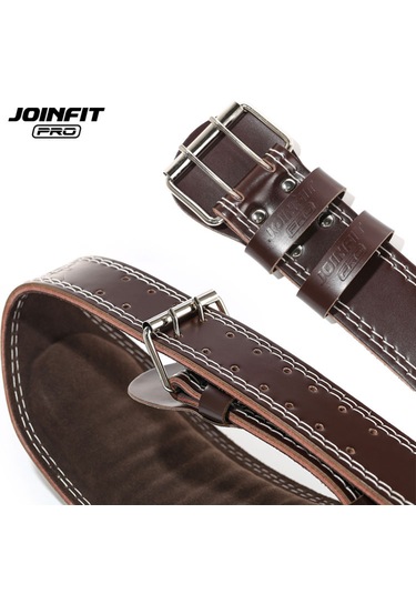 Joınfıt Pro Ağırlık Kemeri- %100 Hakiki Deri Fitness Ve Vücut Geliştirme Bel Kemeri Large