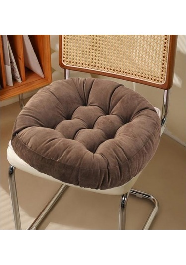 Suntek Büyük Koltuk Minderi 55cmx55cm Ofis Koltuğu Kahve Için