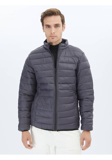 Koyu Gri Dokuma Mont Koyu Gri