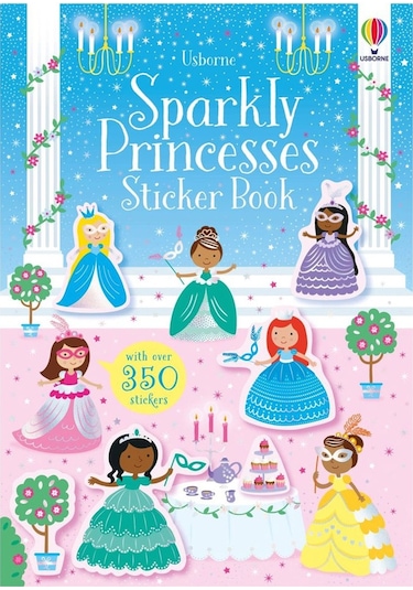 Sparkly Princesses Sticker Book Usborne Publishing