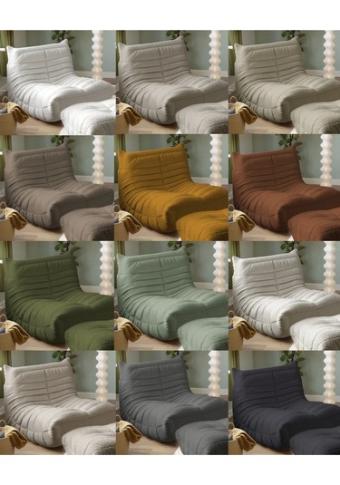 Muvva Berjer & Pofuduk Relax Koltuk & Armut Tekli Koltuk - Su Yeşili Su Yeşili