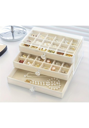 Larimar Üç Katlı Takı Organizeri - 9011599176695lmr Çok Renkli