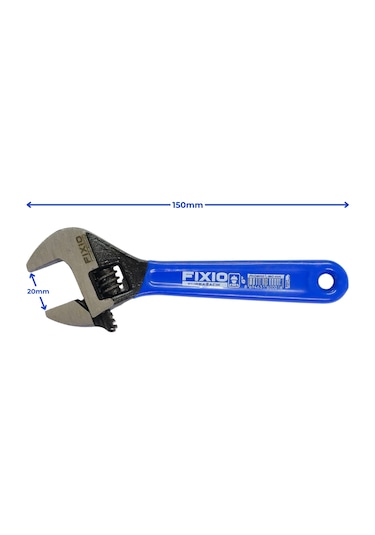 Fixio Fk0600 6"/150mm Kurbağacık/ingiliz Anahtarı