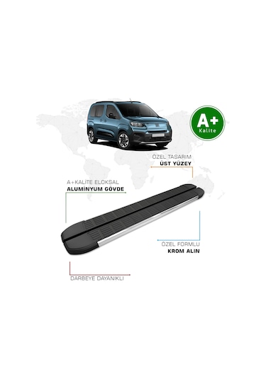 Fiat Doblo Yan Basamak Kısa Şasi 2024 Model Ve Sonrası S-line