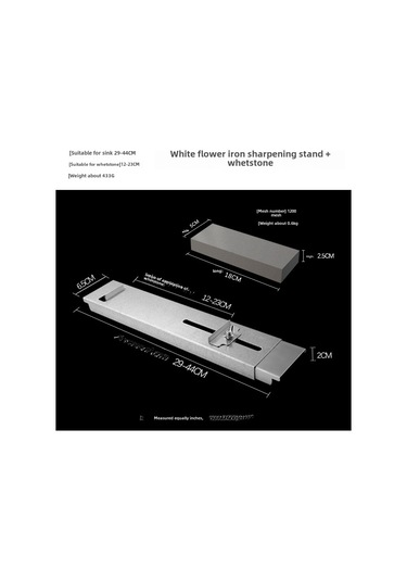 Wezone Inox Uyumlu Bıçak Taslağı: Su Tenceresine Sabitlenebilir, Genişletilebilir Ayar, Kayma Engeli Ve Dayanıklı Inşa Yeni Kalın Galvanizli Taslak + Taslağı Taş