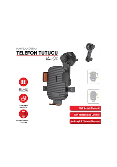 Carub Telefon Tutucu Havalandırma Ayarlı Otomatik Br5901977