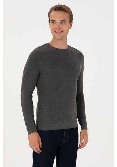 U.s. Polo Assn. Erkek Antrasit Melanj Kazak /triko 50313667-vr081 Antrasit Melanj