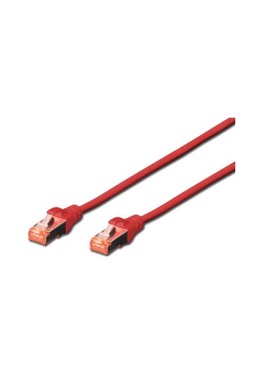 Beek BC-S6010R 1 Mt CAT6 S/FTP Pımf AWG26 Kırmızı Lsoh Patch Cord Kablo