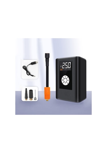 Sones Jm-8804 Araba Yüksek Basınçlı Yüksek Güçlü Lastik Hava Pompası Kablosuz Versiyon