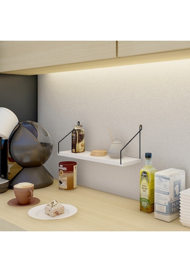 Roomiehome Catchme Mutfak Banyo Yaşam Alanı Duvar Rafı Kitaplık 3'lü Set - 445233612