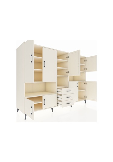 Kronos Dolap 13 Raflı 3 Çekmeceli 9 Kapaklı 220x59x163 Aytaşı-ayt Aytaşı-aytaşı