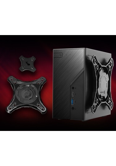 Asrock Deskmini X300 İçin Monitör Arkası Vesa Bağlantı Aparatı