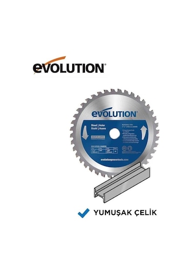 Evolution M255tct-52ms Yumuşak Çelik Daire Testere Bıçağı, 255mm