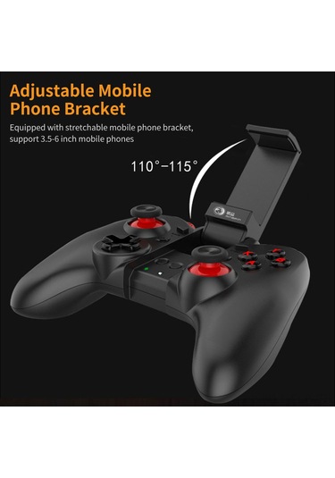 Xindoker X5plus Kablosuz Bluetooth Oyun Kolu, İnsan Mekaniği Tasarımı, Çift Joystick, İos/android Uyumlu