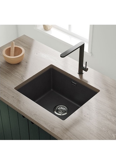 Bloom Blo 40 / 40 Tek Göz Granit Eviye Antrasit