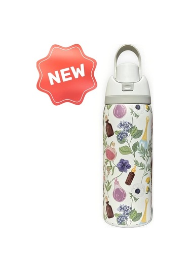 Brightnova White 32oz Paslanmaz Çelik Termos Sıcak Soğuk Korur Outdoor Macera Günlük Kullanım