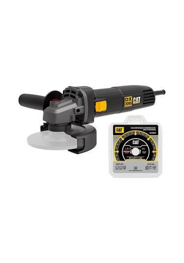 Cat DX3090 720W 125 MM Profesyonel Avuç Taşlama + DA09052 Genel Amaçlı Elmas Kesme Diski
