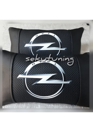 Opel  Amblem Baskılı Lüks Deri Yastık