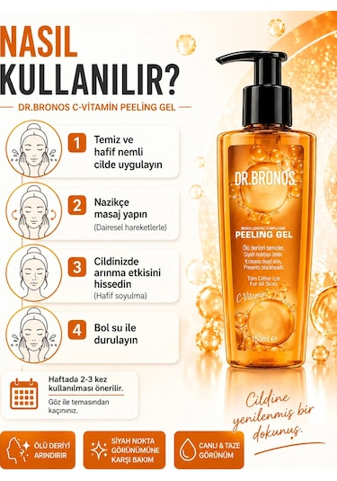 Dr. Bronos C Vitamin Peeling Jel 150 Ml