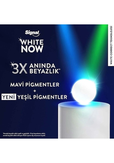 Signal White Now Lekesiz Beyazlık Diş Macunu 5 x 75 ML