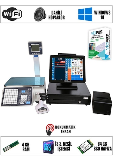 Pos Start Barkod Sistemi Master Set Jj-6800a