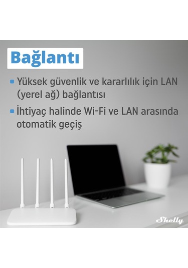 Shelly Pro 3 Dın Ray 3 Kanal Akıllı Röle