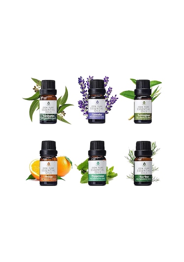 Pursonic Aromathrapy Essential Oils 6 x 10 ML