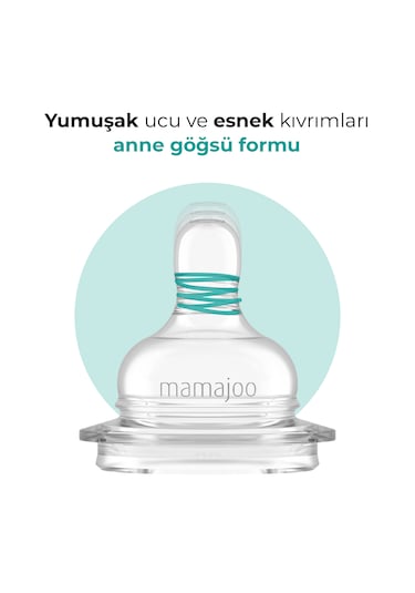 Mamajoo Gold Plus Anti-kolik Biberon, 250 Ml, 6 Ay+