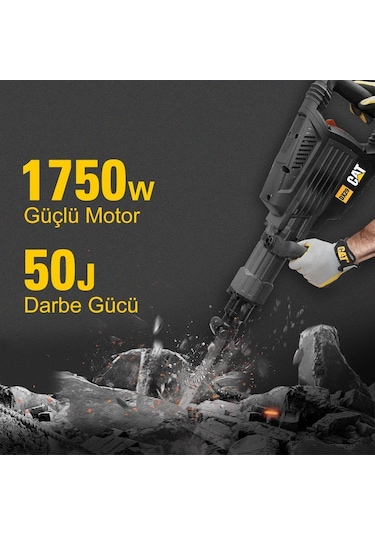 Cat Dx29 1750Watt 50 Joule Profesyonel 30MM Hex Kırıcı