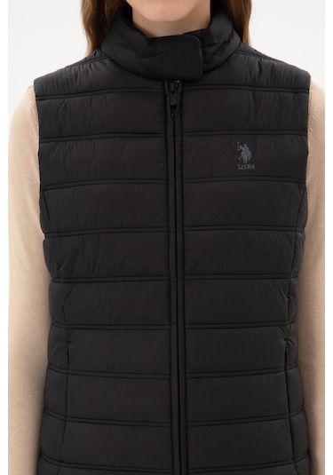 U.s. Polo Assn. Kadın Siyah Yelek Dokuma 50311989-vr046 Siyah