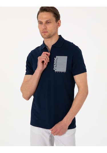 Pierre Cardin Erkek Lacivert Tişört 50307929-vr033 Lacivert