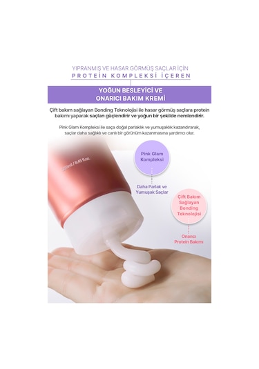 Kundal Leather Violet Muguet Protein Kompleksi İçeren Onarıcı Bakım Kremi 250 ML