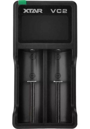 Xtar Vc2 Taşınabilir Lcd Ekranlı Li-ion Pil Şarj Cihazı