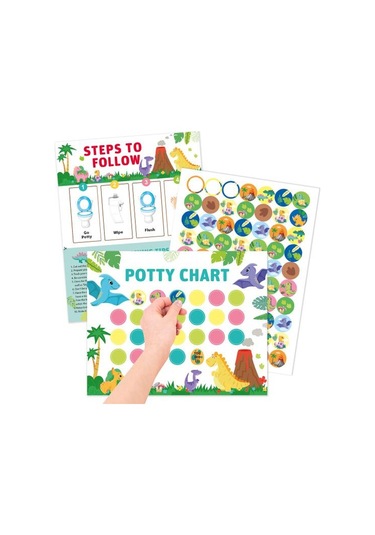 1 Takım Yürümeye Başlayan Kızlar Lazımlık Eğitim Tablosu Karikatür Dinozor Lazıml Tablosu Kızlar Için Eğitici Oturacaklar 56989255