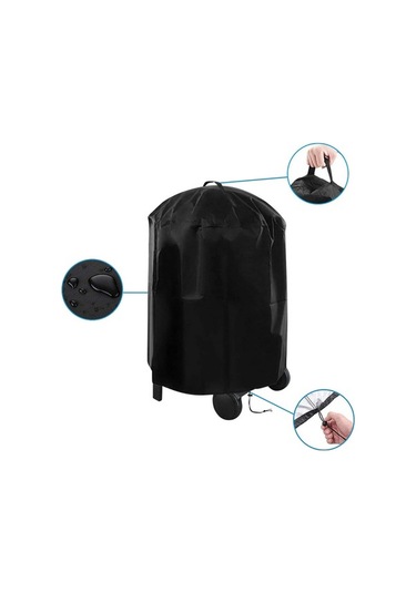 Besthome1 Bbq Mangal Koruması, 420d Oxford, Yağmursuz & Tozsuz, Dış Mekan, 71x68 Cm + Koltuk, 2 Boyut, Çok Renk Çok Renkli