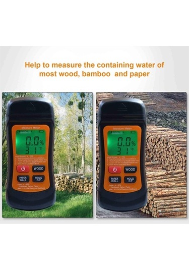 Ulzyvf Dijital Nem Ölçer Test Cihazı Ahşap İçin Yüksek Hassasiyetli Ölçüm Aleti Diğer Cihazlar Diğer