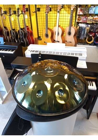 Titanium Handpan 9 Nota Re Minör Soft Case Taşıma Çantalı +hediyeler