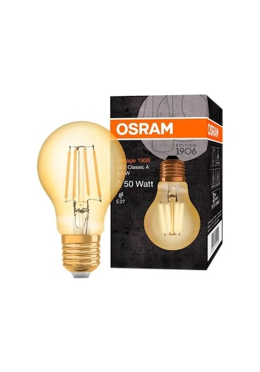 Osram Ledıson A60 6 5w Sarı Işık E 27 Duy Ampul