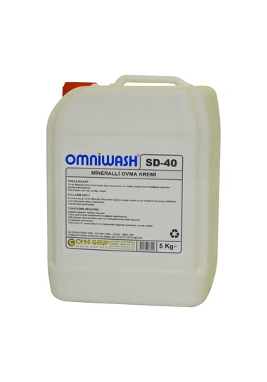 Omniwash SD-40 Mineralli Ovma Kremi 5 KG