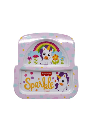 Fisher Price Bölmeli Mama Kasesi -Unicorn Desenli Çok Renkli